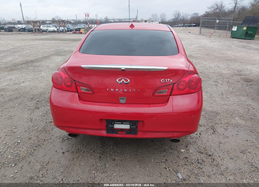 2012 INFINITI G37X VIN: JN1CV6AR5CM679133