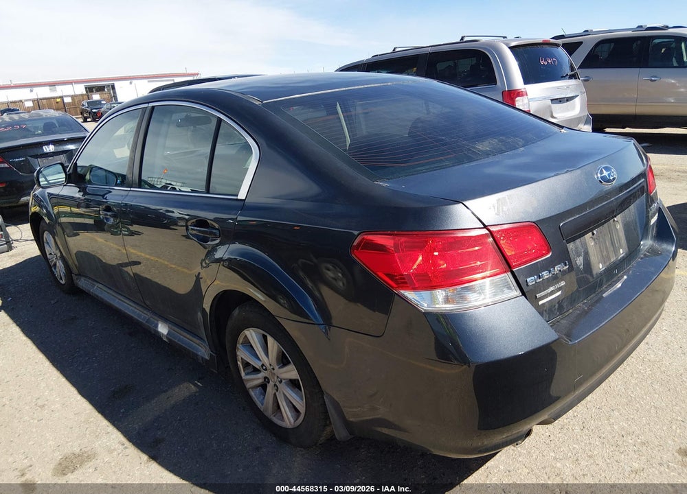 2012 SUBARU LEGACY 2.5I PREMIUM VIN: 4S3BMBC62C3043380