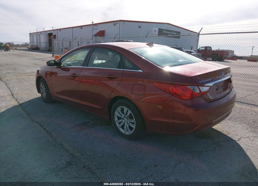 2011 HYUNDAI SONATA GLS VIN: 5NPEB4AC3BH186509