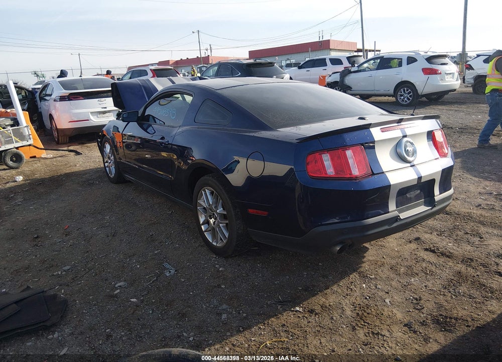 2012 FORD MUSTANG V6 PREMIUM VIN: 1ZVBP8AM7C5277544