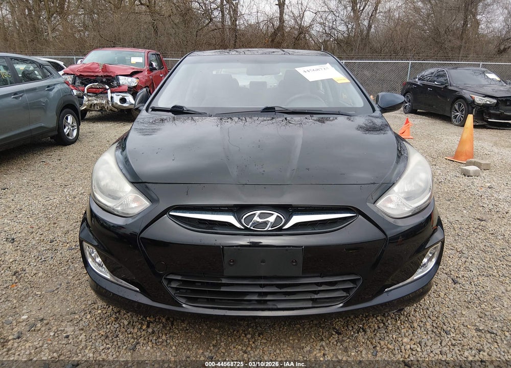 2012 HYUNDAI ACCENT GLS VIN: KMHCU4AE4CU148258