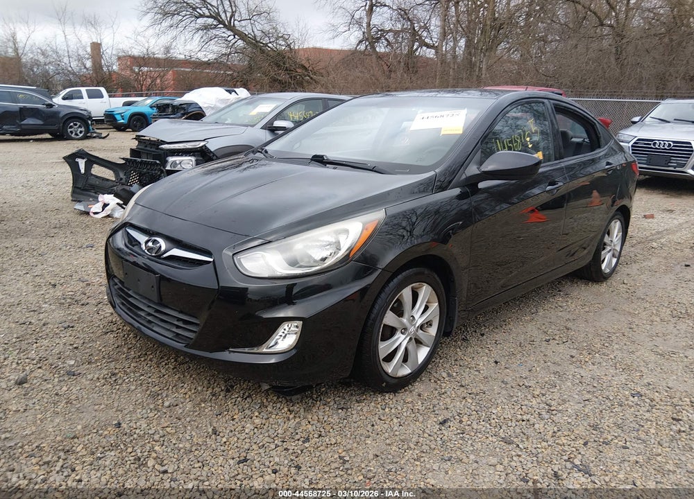 2012 HYUNDAI ACCENT GLS VIN: KMHCU4AE4CU148258