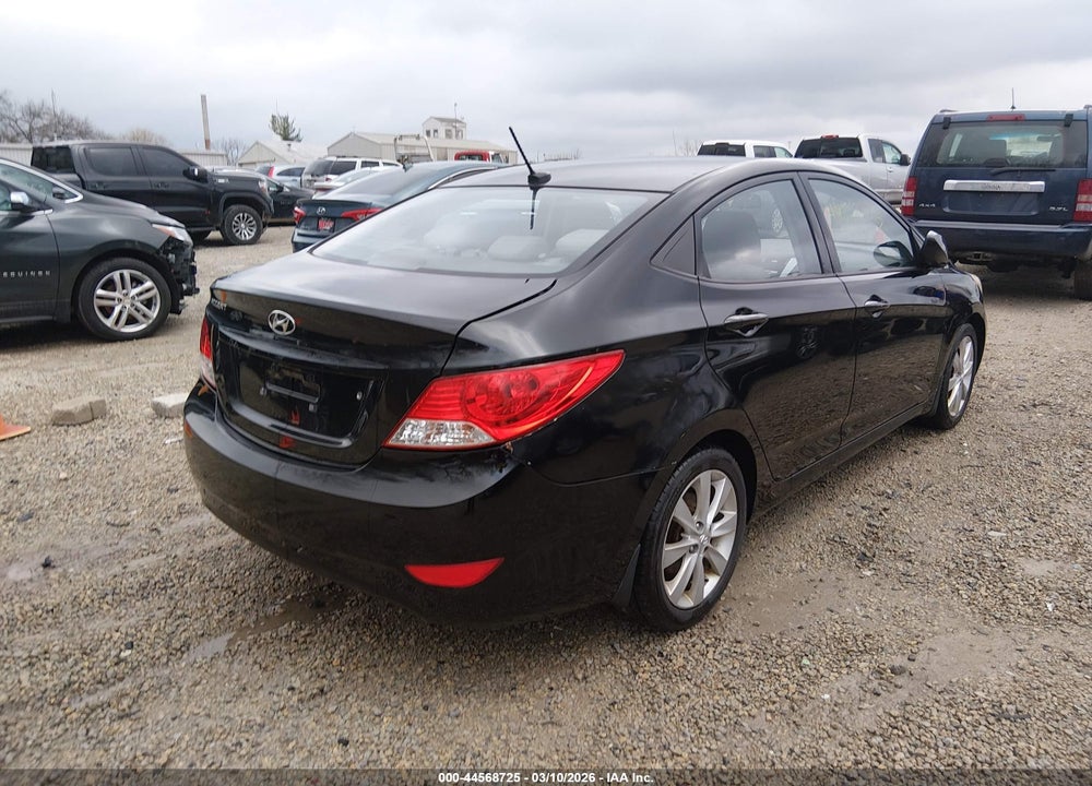 2012 HYUNDAI ACCENT GLS VIN: KMHCU4AE4CU148258