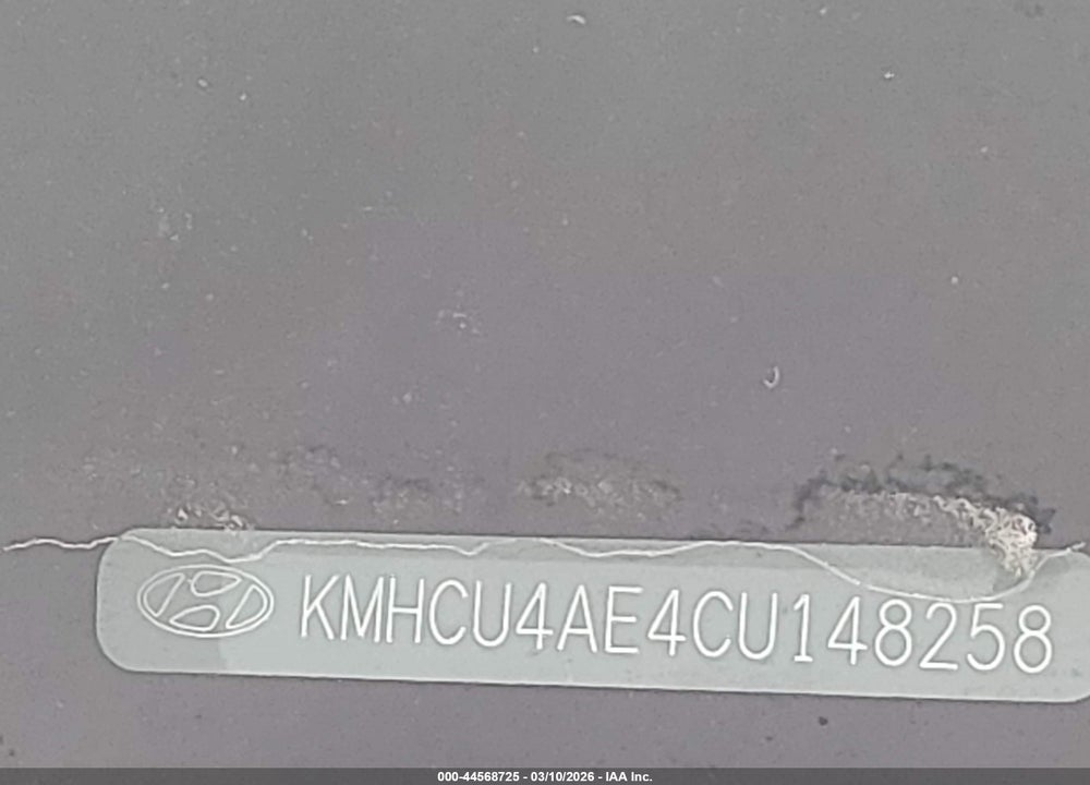 2012 HYUNDAI ACCENT GLS VIN: KMHCU4AE4CU148258