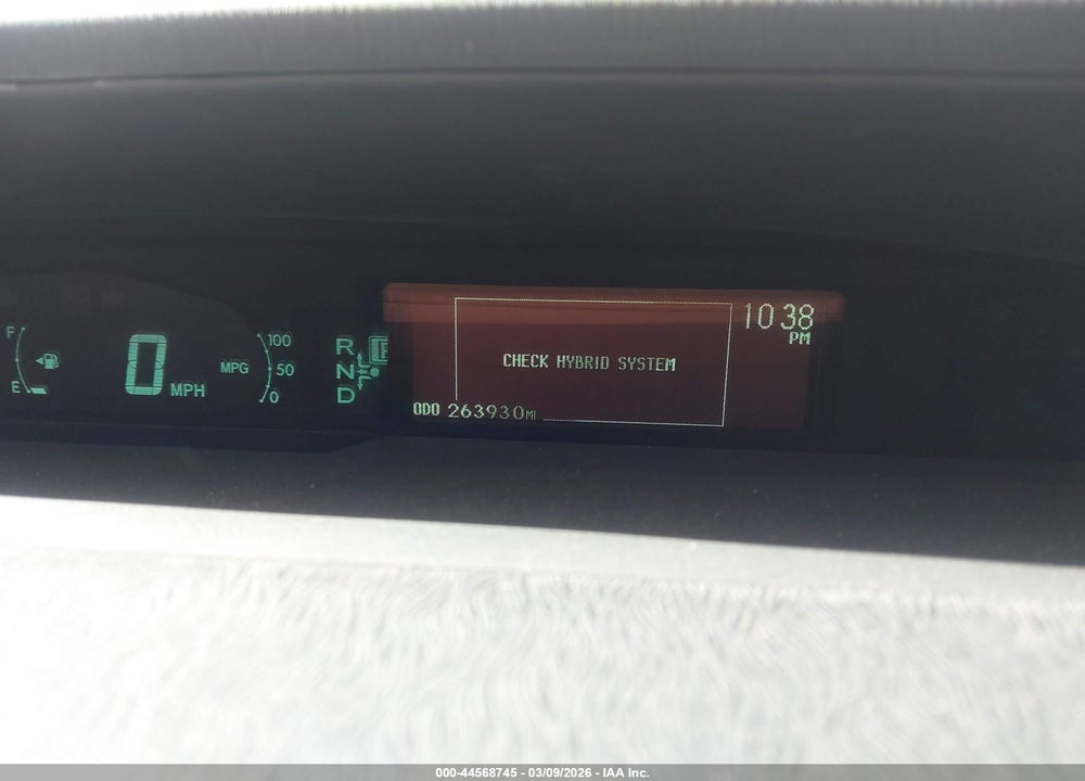 2011 TOYOTA PRIUS TWO VIN: JTDKN3DUXB0265844