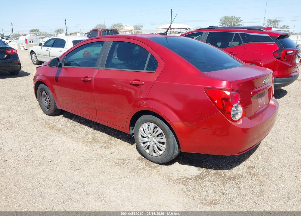 2013 CHEVROLET SONIC LS AUTO VIN: 1G1JA5SH5D4184389