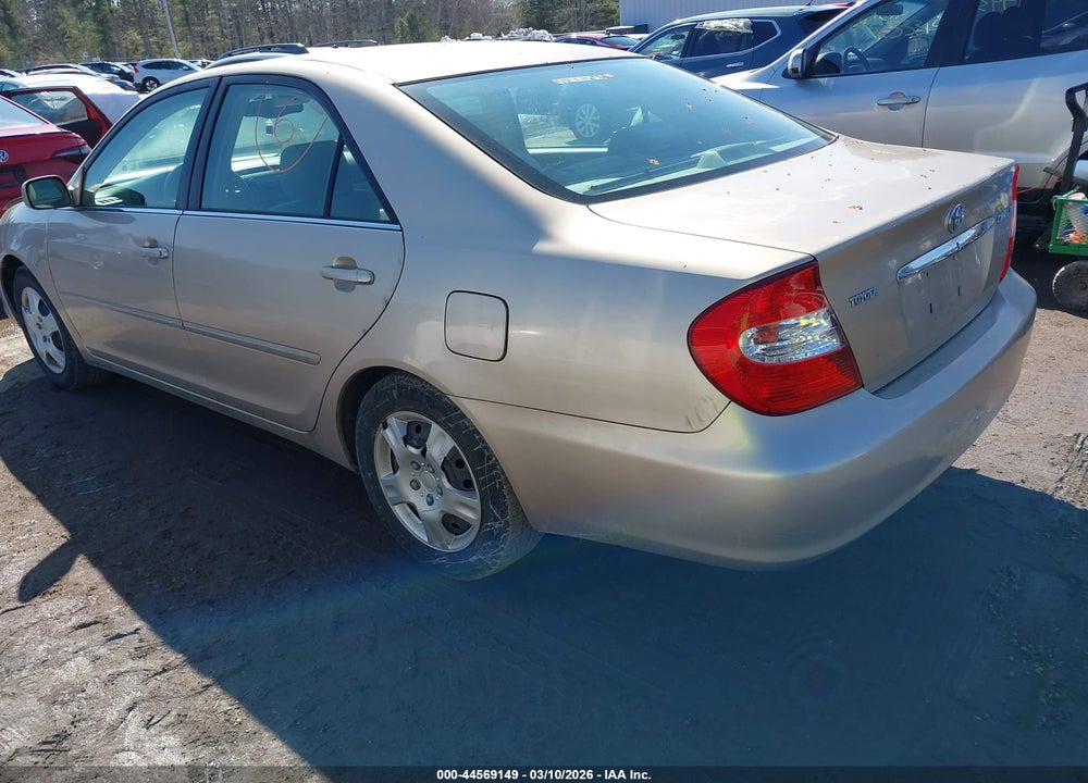 2002 TOYOTA CAMRY XLE VIN: 4T1BE30K62U063219