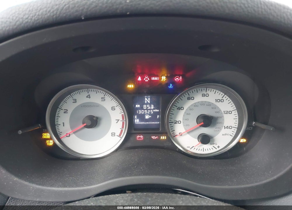 2013 SUBARU IMPREZA 2.0I LIMITED VIN: JF1GJAH63DH013039
