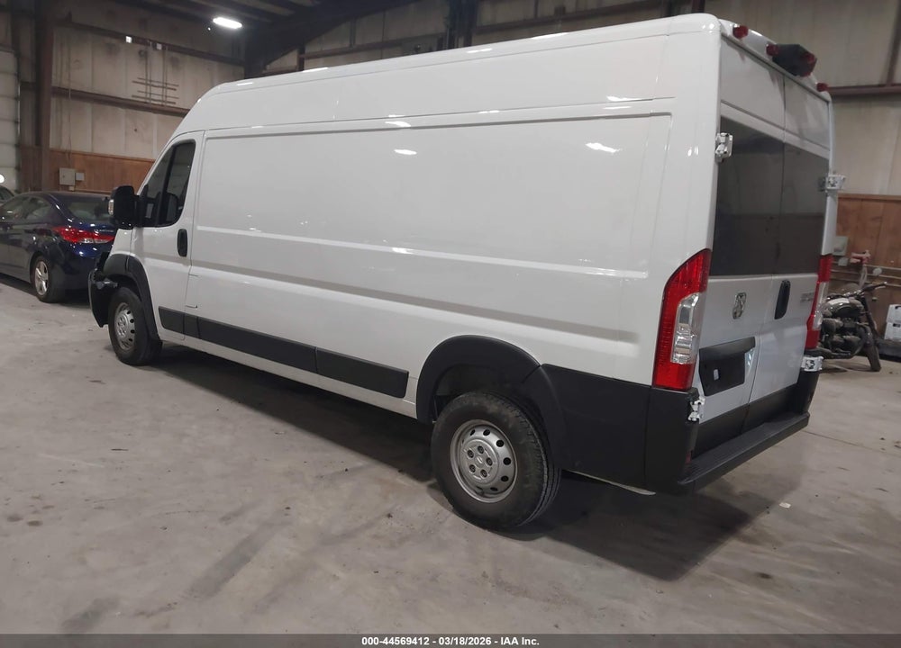 2023 RAM PROMASTER 2500 HIGH ROOF 159 WB VIN: 3C6LRVDG0PE549939