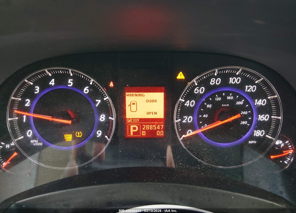 2011 INFINITI FX35 VIN: JN8AS1MW0BM732809