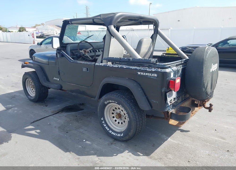 1989 JEEP WRANGLER / YJ VIN: 2J4FY19E4KJ170046