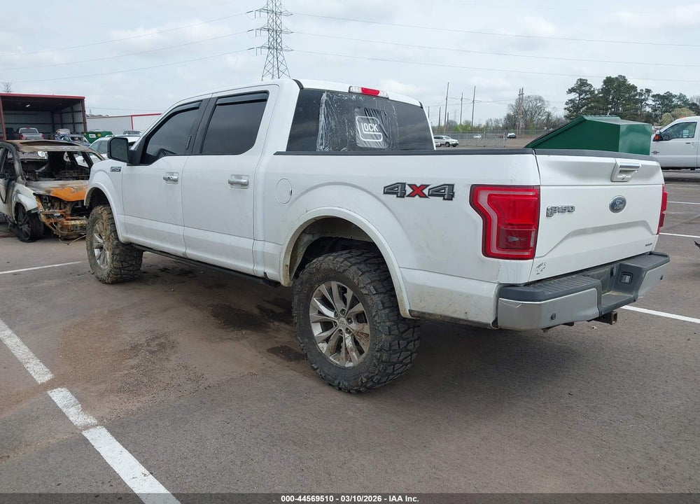 2015 FORD F-150 LARIAT VIN: 1FTEW1EF4FKD53359