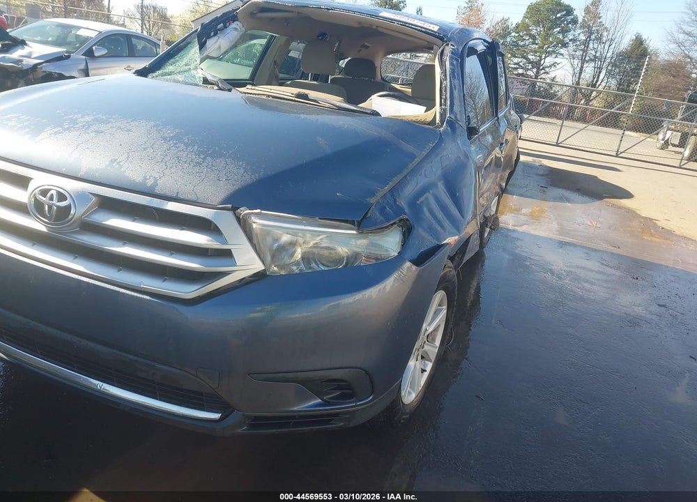 2013 TOYOTA HIGHLANDER VIN: 5TDZA3EH6DS040011