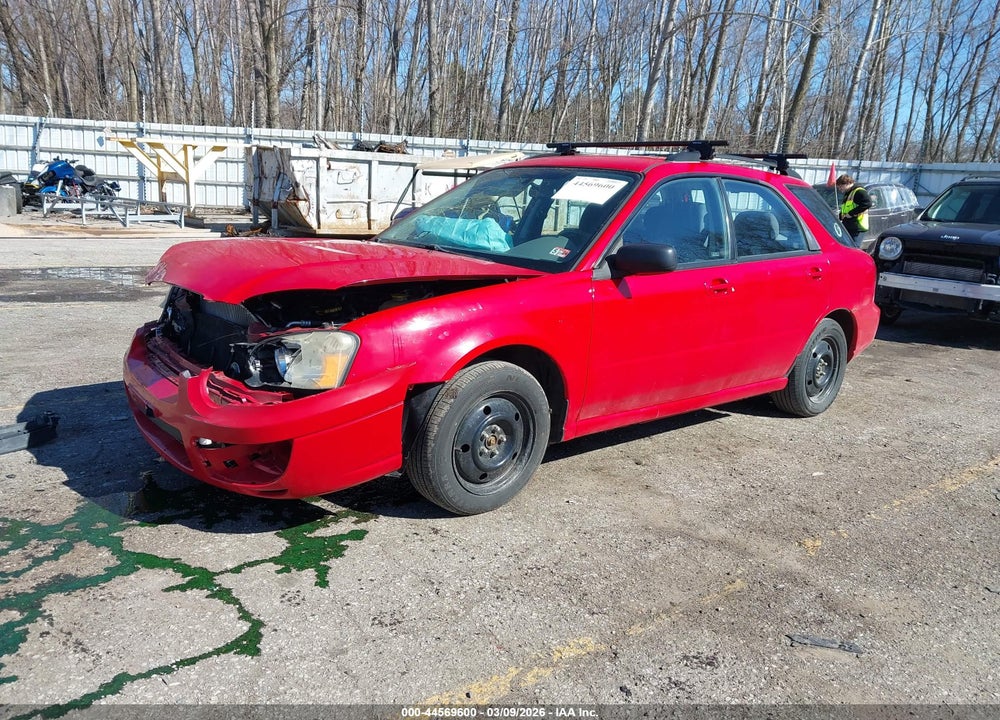 2004 SUBARU IMPREZA 2.5TS VIN: JF1GG65524H812026