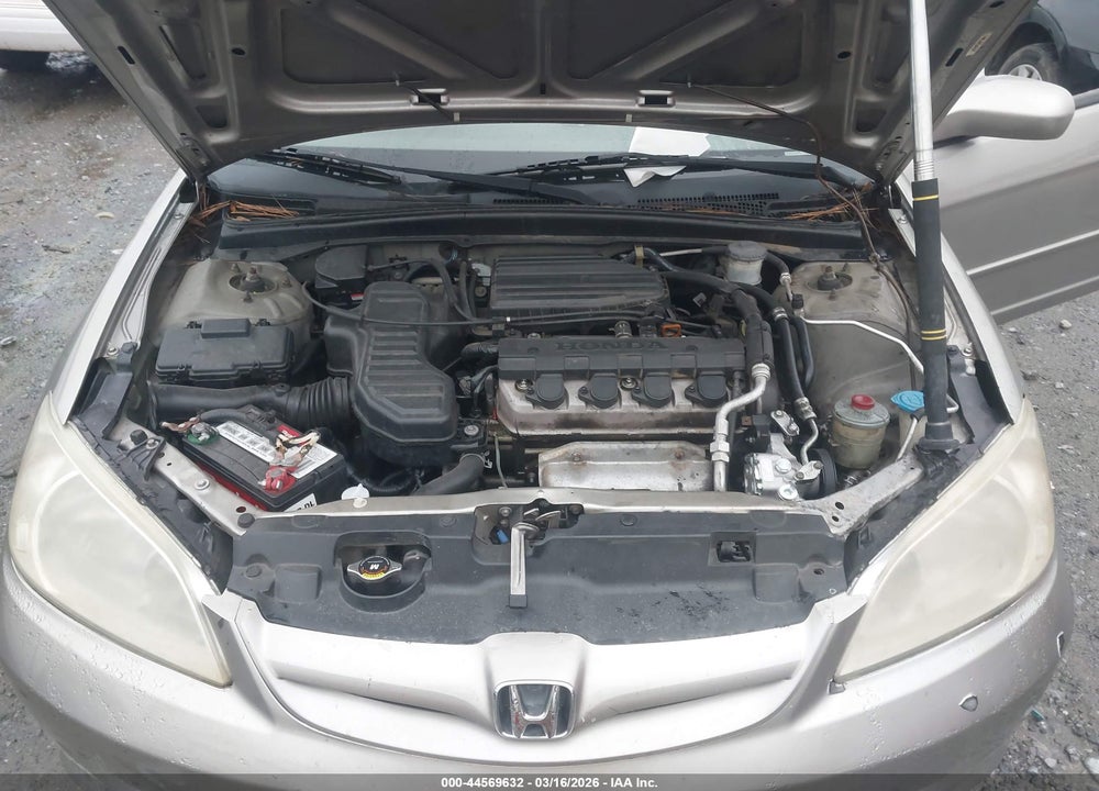 2005 HONDA CIVIC LX VIN: 2HGES16515H525985