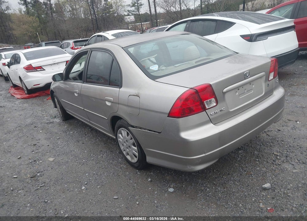 2005 HONDA CIVIC LX VIN: 2HGES16515H525985