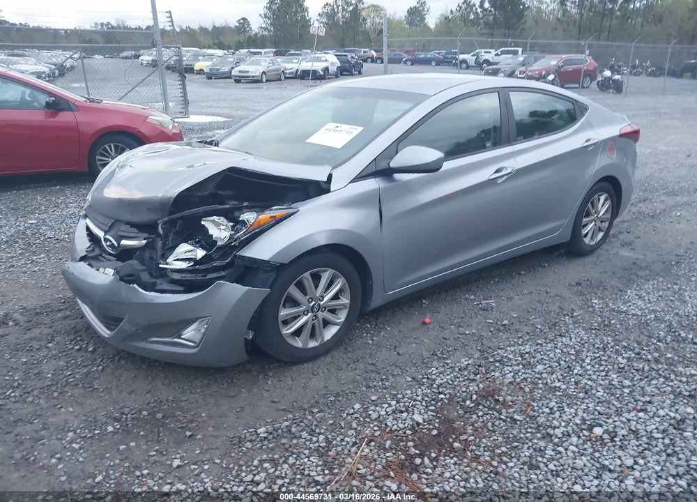 2015 HYUNDAI ELANTRA SE VIN: 5NPDH4AE3FH596745