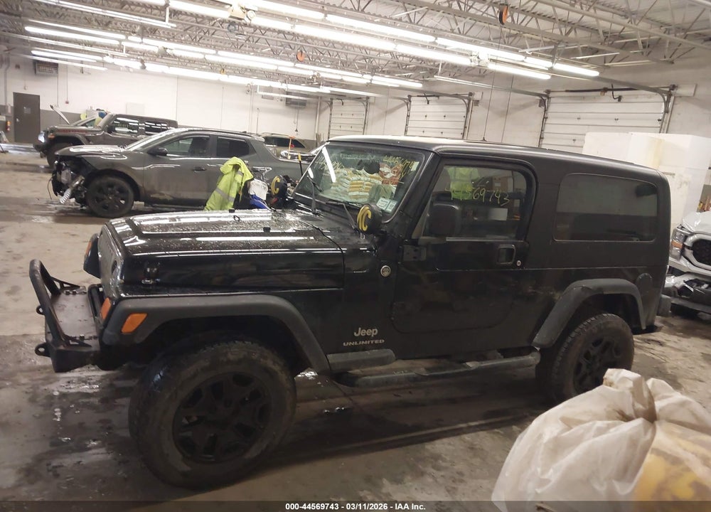 2005 JEEP WRANGLER UNLIMITED VIN: 1J4FA44S85P317513