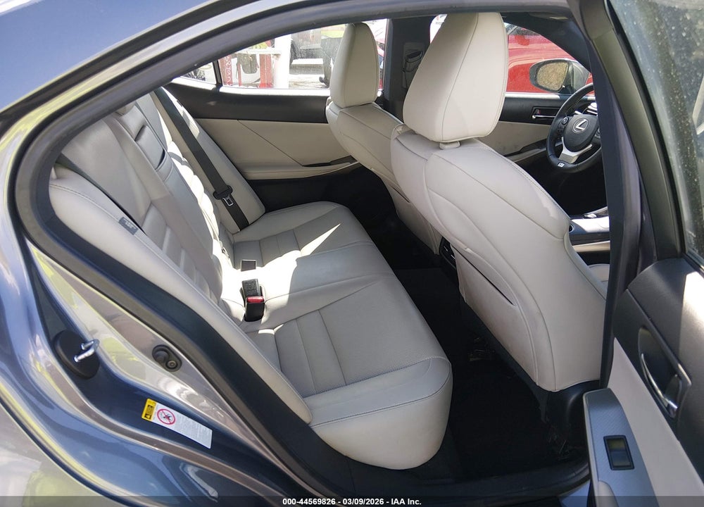2015 LEXUS IS 250 VIN: JTHBF1D24F5080583