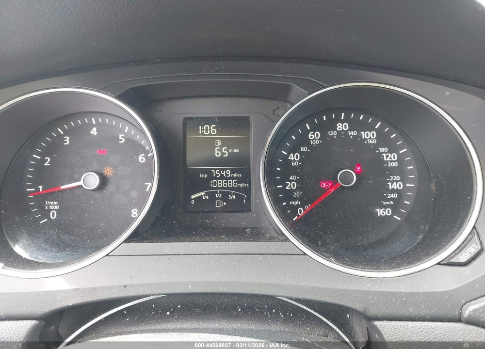 2015 VOLKSWAGEN JETTA 2.0L S VIN: 3VW1K7AJ3FM286475