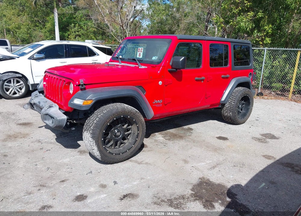 2018 JEEP WRANGLER UNLIMITED SPORT S 4X4 VIN: 1C4HJXDG6JW160205