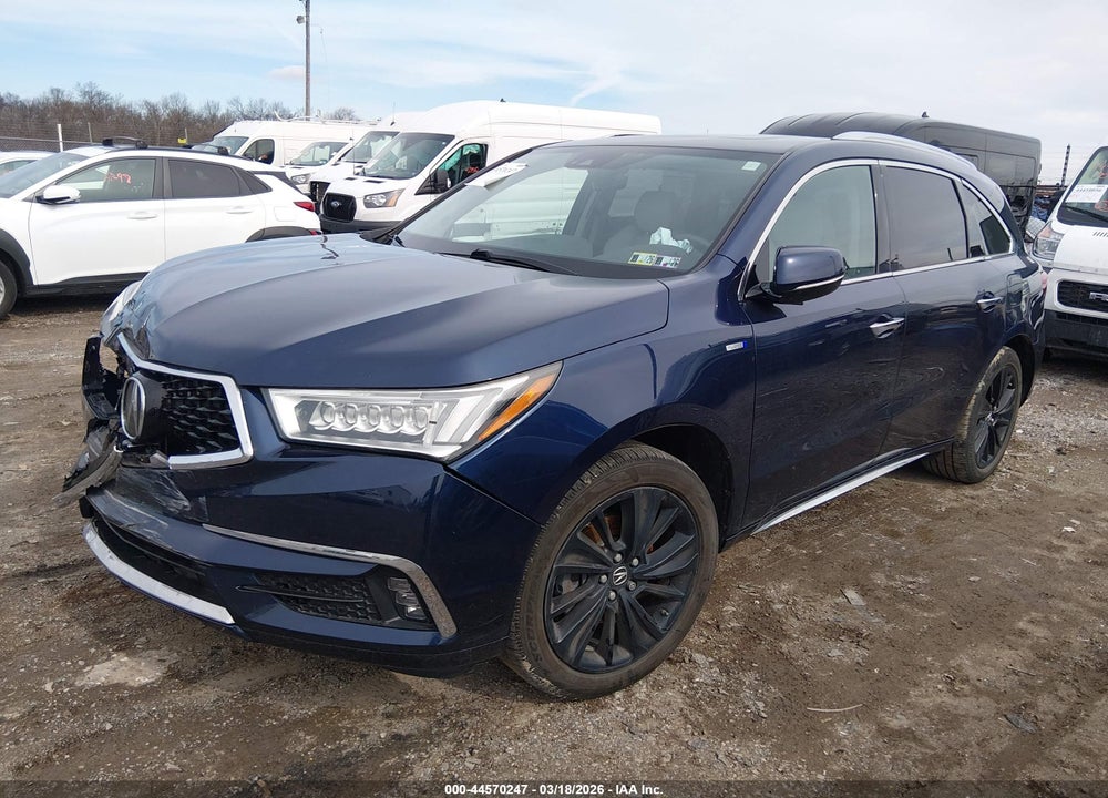 2017 ACURA MDX SPORT HYBRID ADVANCE PACKAGE VIN: 5FRYD7H75HB000931
