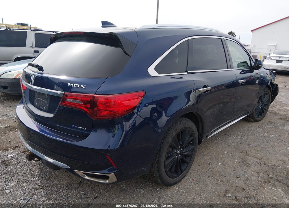 2017 ACURA MDX SPORT HYBRID ADVANCE PACKAGE VIN: 5FRYD7H75HB000931