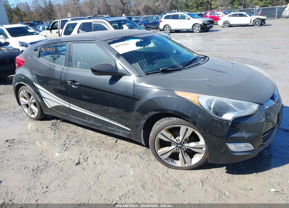 2013 HYUNDAI VELOSTER BASE W/GRAY VIN: KMHTC6AD8DU122849