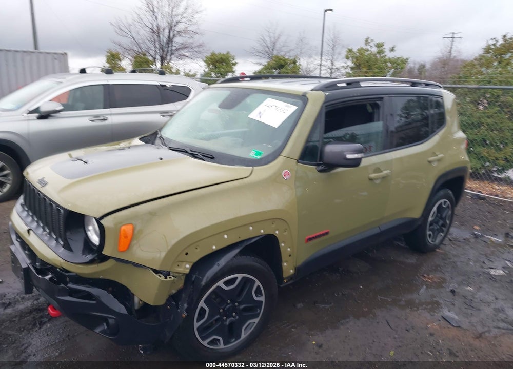 2015 JEEP RENEGADE TRAILHAWK VIN: ZACCJBCT0FPB75645
