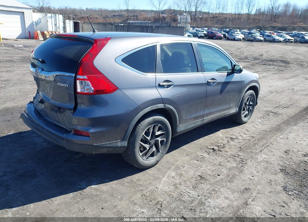 2016 HONDA CR-V SE VIN: 5J6RM4H42GL031148