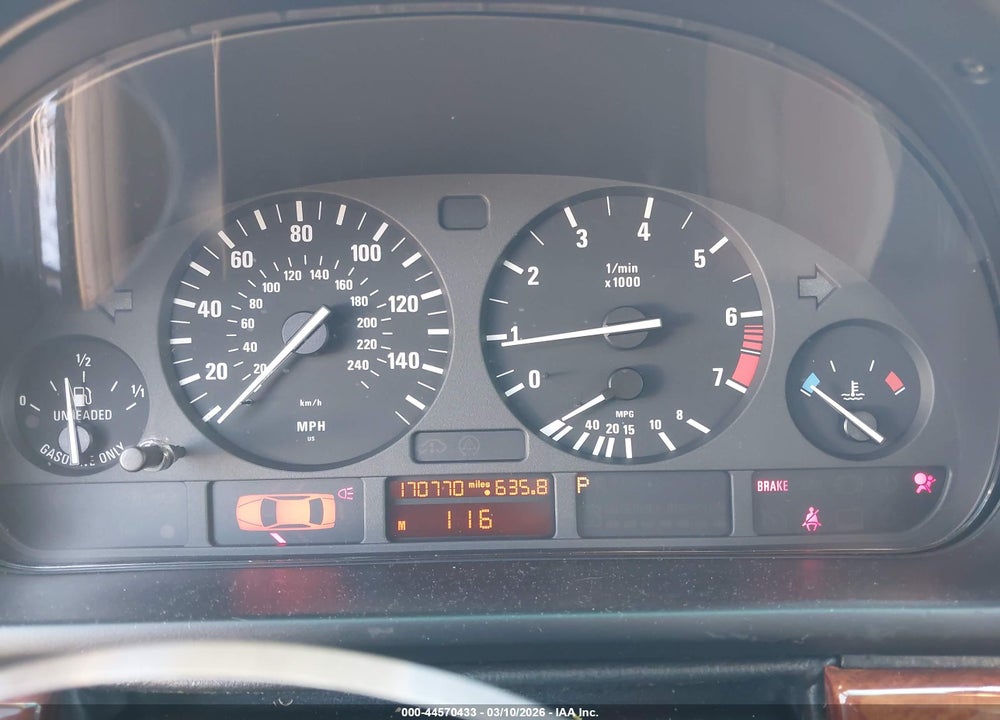 2000 BMW 528IA VIN: WBADM6347YGU14786