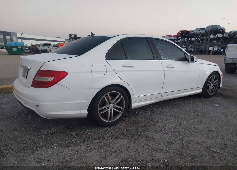 2013 MERCEDES-BENZ C 250 SPORT VIN: WDDGF4HBXDR278874