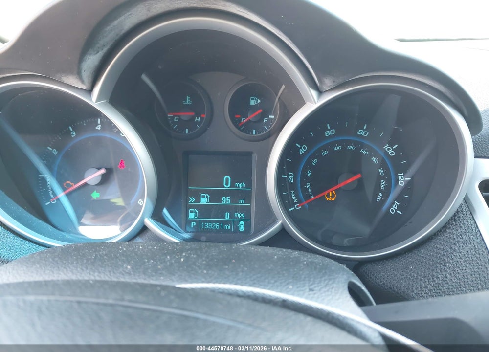 2012 CHEVROLET CRUZE LT W/2LT VIN: 1G1PG5SCXC7250851