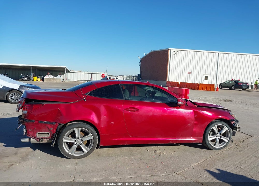2012 LEXUS IS 250C VIN: JTHFF2C22C2526364