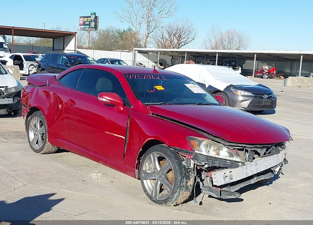 2012 LEXUS IS 250C VIN: JTHFF2C22C2526364