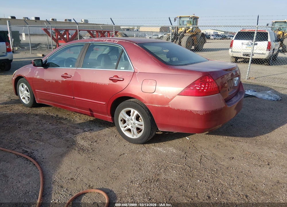 2007 HONDA ACCORD 2.4 SE VIN: 1HGCM56317A165464