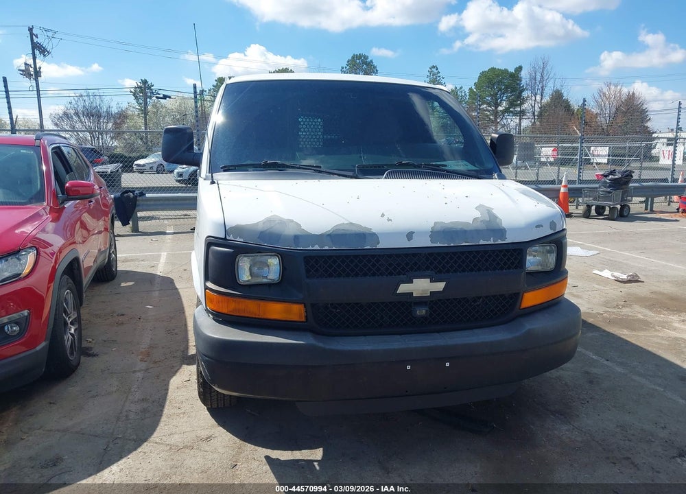 2013 CHEVROLET EXPRESS 2500 WORK VAN VIN: 1GCWGFBA6D1100084
