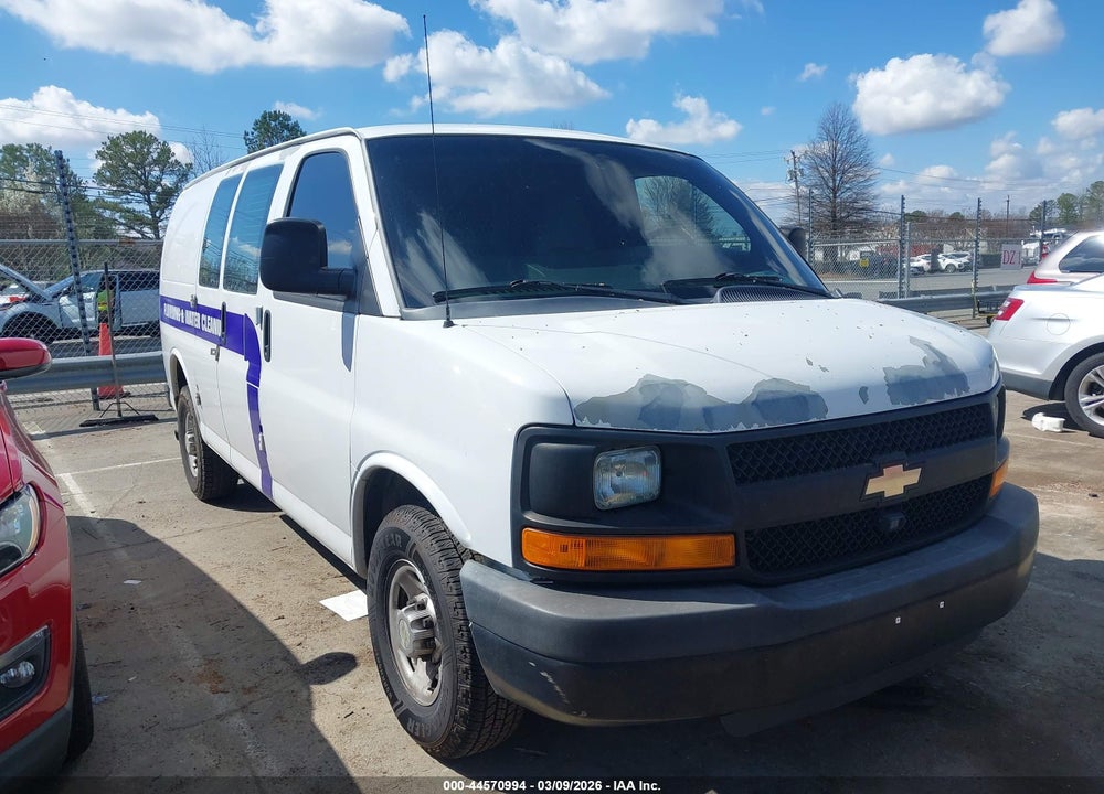 2013 CHEVROLET EXPRESS 2500 WORK VAN VIN: 1GCWGFBA6D1100084