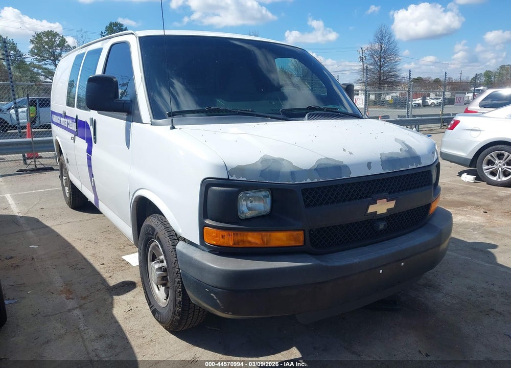 2013 CHEVROLET EXPRESS 2500 WORK VAN VIN: 1GCWGFBA6D1100084