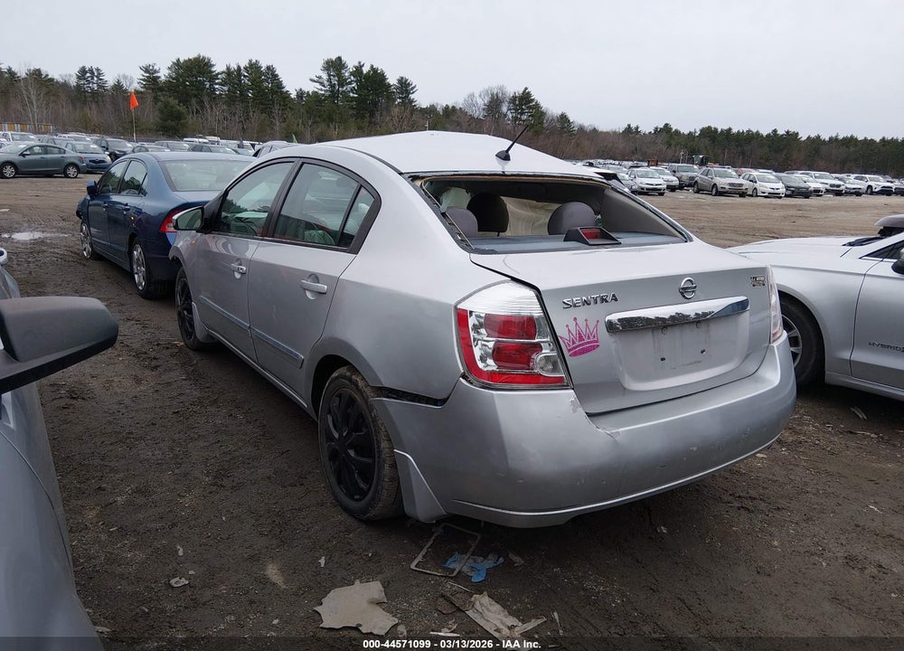 2010 NISSAN SENTRA 2.0 S VIN: 3N1AB6AP2AL652722