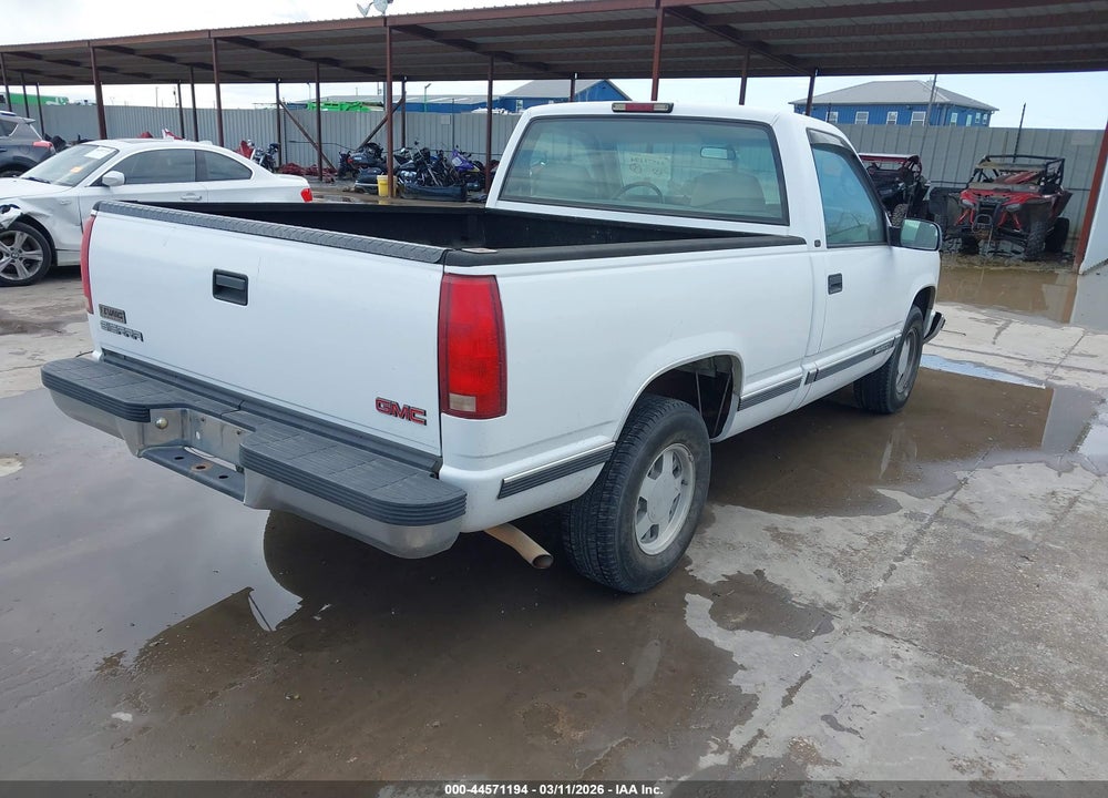 1998 GMC SIERRA 1500 SL WIDESIDE VIN: 1GTEC14W7WZ554089