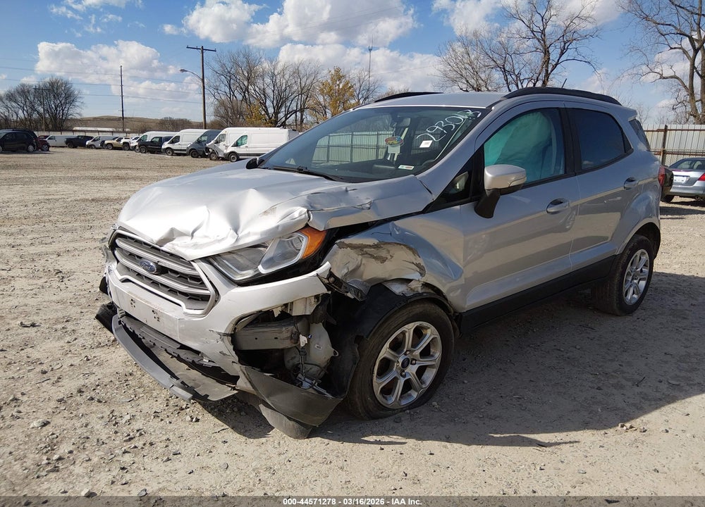 2019 FORD ECOSPORT SE VIN: MAJ6S3GL6KC293013