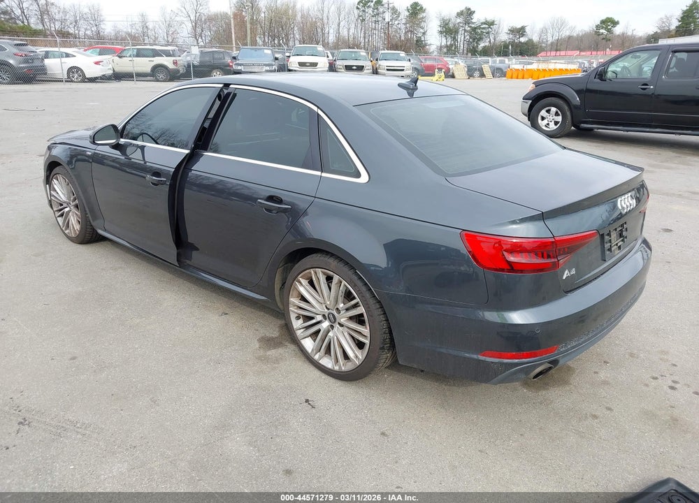 2017 AUDI A4 2.0T PREMIUM VIN: WAULNAF40HN010134
