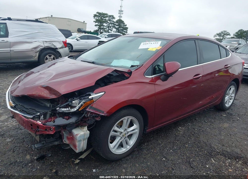 2016 CHEVROLET CRUZE LT AUTO VIN: 1G1BE5SM1G7241910