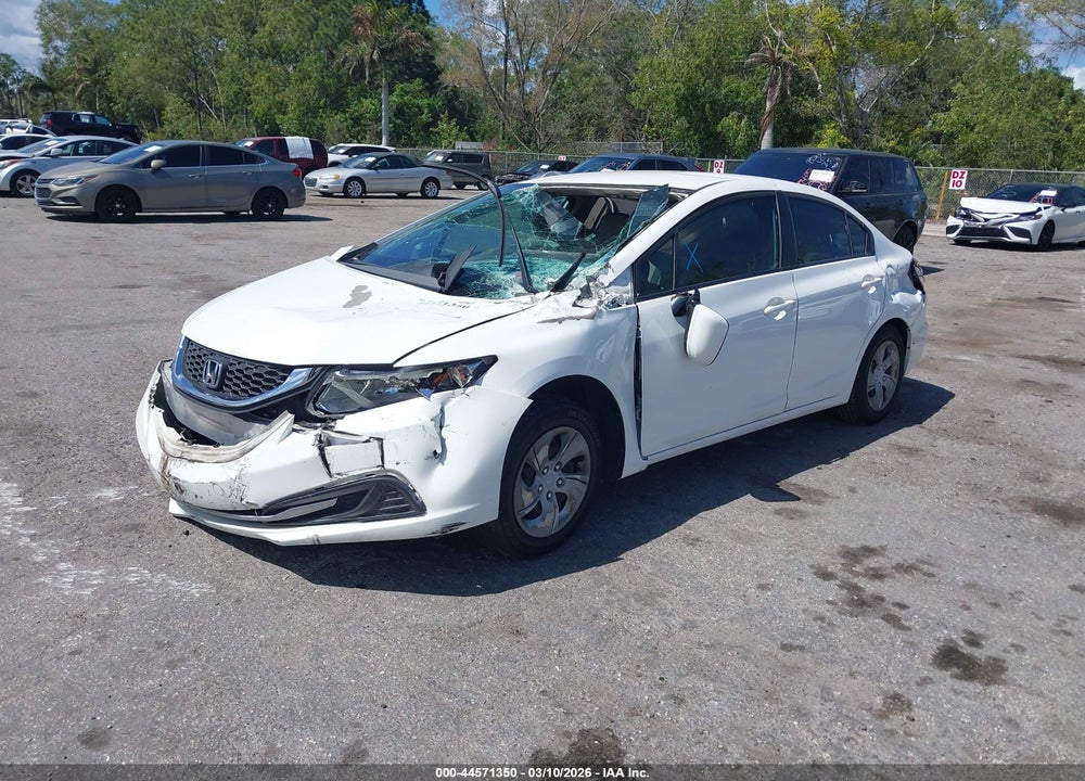 2015 HONDA CIVIC LX VIN: 19XFB2F5XFE007931