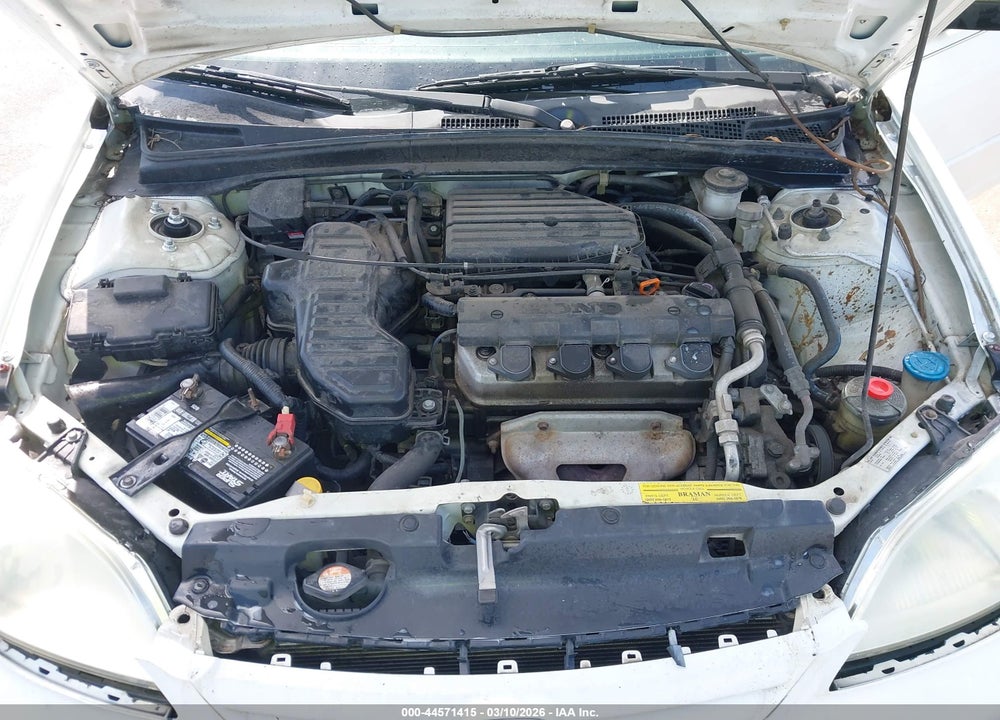 2001 HONDA CIVIC LX VIN: 2HGES15511H607680