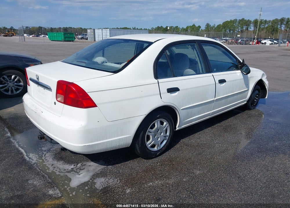 2001 HONDA CIVIC LX VIN: 2HGES15511H607680