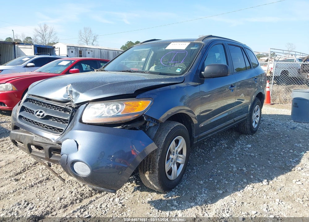 2009 HYUNDAI SANTA FE GLS VIN: 5NMSG13D49H301571