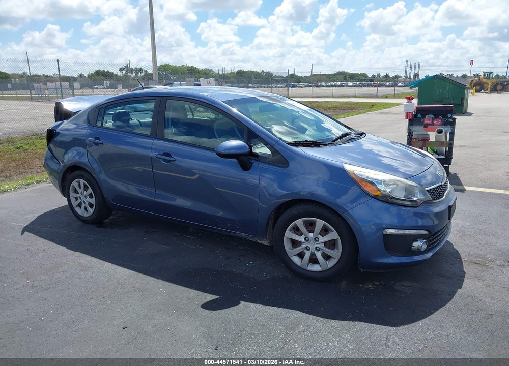 2017 KIA RIO EX VIN: KNADN4A38H6016679