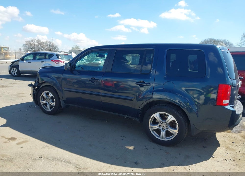 2012 HONDA PILOT EX-L VIN: 5FNYF4H73CB008125